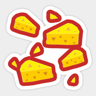 Cheesy Love Sticker